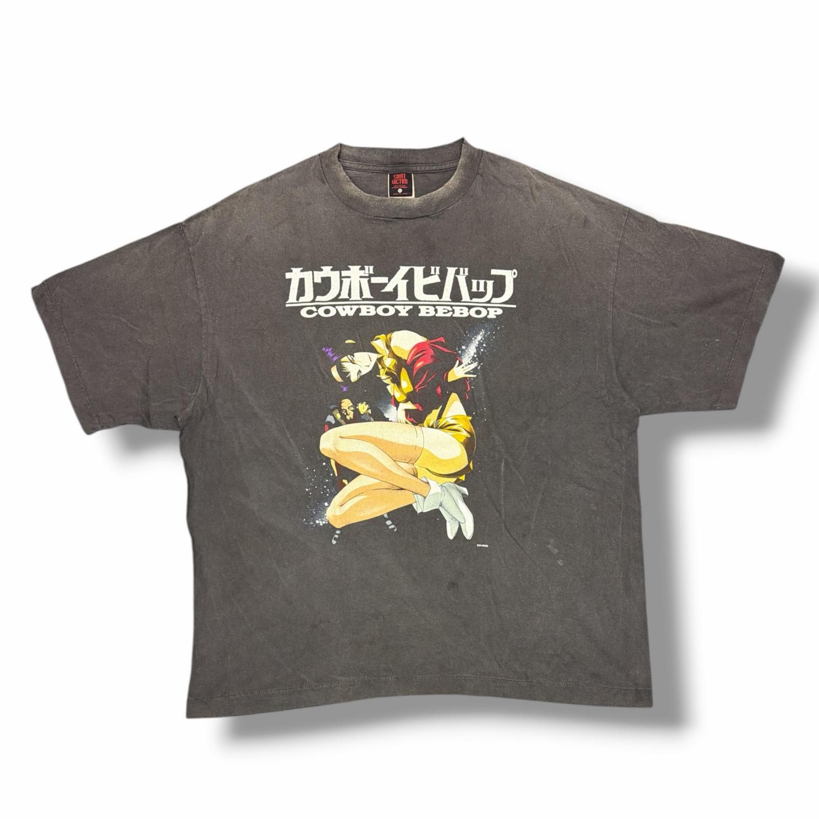 SAINT MICHAEL 25SS CB_SS TEE COWBOY BEBOP カウボーイビバップ コラボ Tシャツ Tシャツ セントマイケル SM-HR8-0000-C04 チャコール L （1298M）