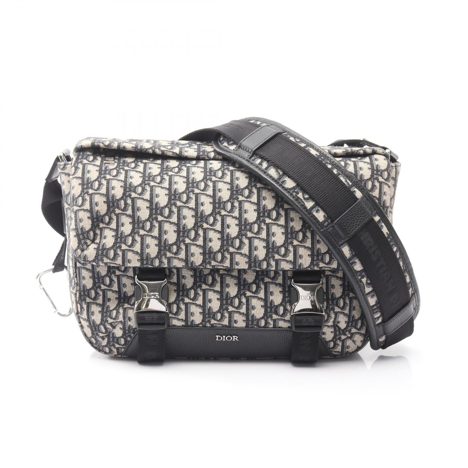 ディオール Dior ショルダーバッグ エクスプローラー メッセンジャーバッグ オブリーク 1ESME061YKY_H27E ネイビー/ブラック キャンバス レザー オブリーク エクスプローラー メッセンジャーバッグ