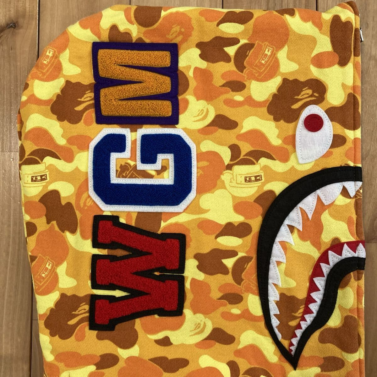 BAPE カモフラージュ シャークパーカーセット　PUBG コラボ ☆激レア☆ 2XL PUBG × BAPE CAMO シャーク パーカー shark full zip