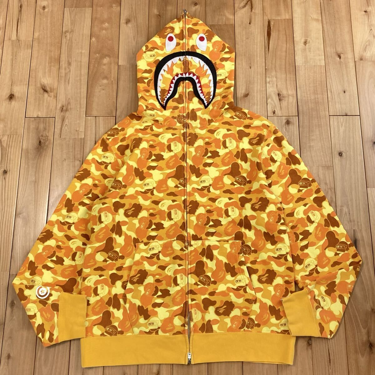 ☆激レア☆ 2XL PUBG × BAPE CAMO シャーク パーカー shark full zip