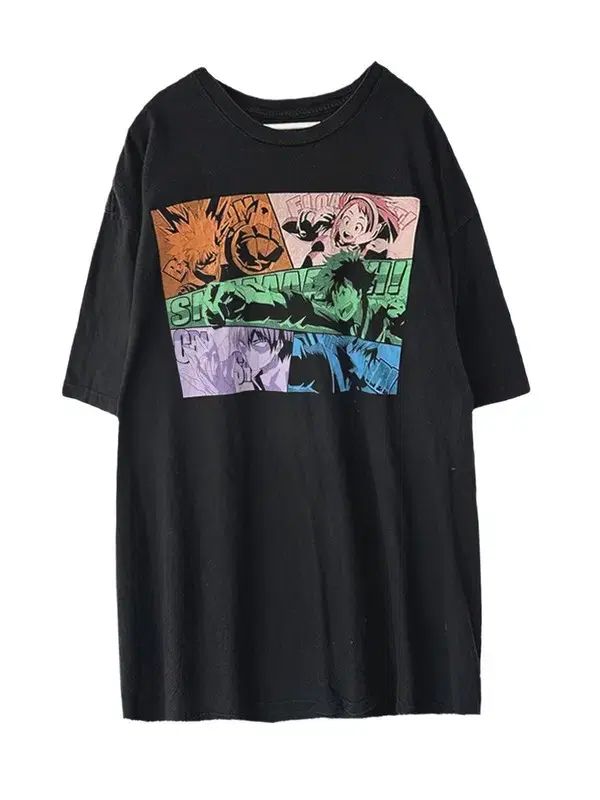 XXL MY HERO ACADEMIA グラフィック カートゥーン 半袖T