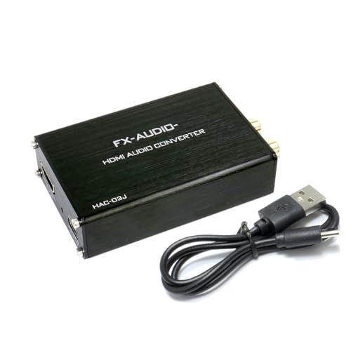 FX-AUDIO- HAC-03J HDMI(ARC)入力 対応 DAC 32bitハイエンドモバイルオーディオ用DAC ES9018K2M搭載 USB電源駆動 ハイレゾ shu