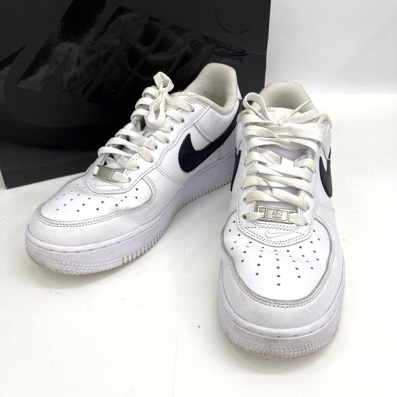 NIKE × Supreme ナイキ シュプリーム AIR FORCE 1 Low CU9225-102 スニーカー ローカット シューズ ストリート 25.5cm メンズ ホワイト ブラック 靴 ★SS77