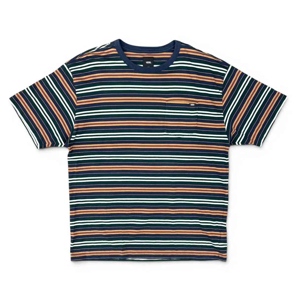VANS ストライプ Tシャツ L