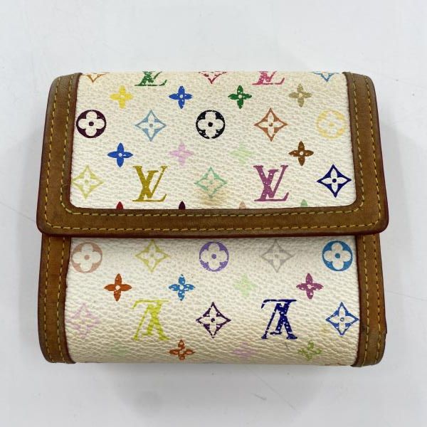 ルイヴィトン Louis Vuitton モノグラムマルチカラー ポルトモネビエ カルトクレディ M92984 3つ折り財布 レディース 送料無料 【中古】 LOUIS VUITTON（ルイ・ヴィトン） ポルト モネ ビエ カルト クレディ W