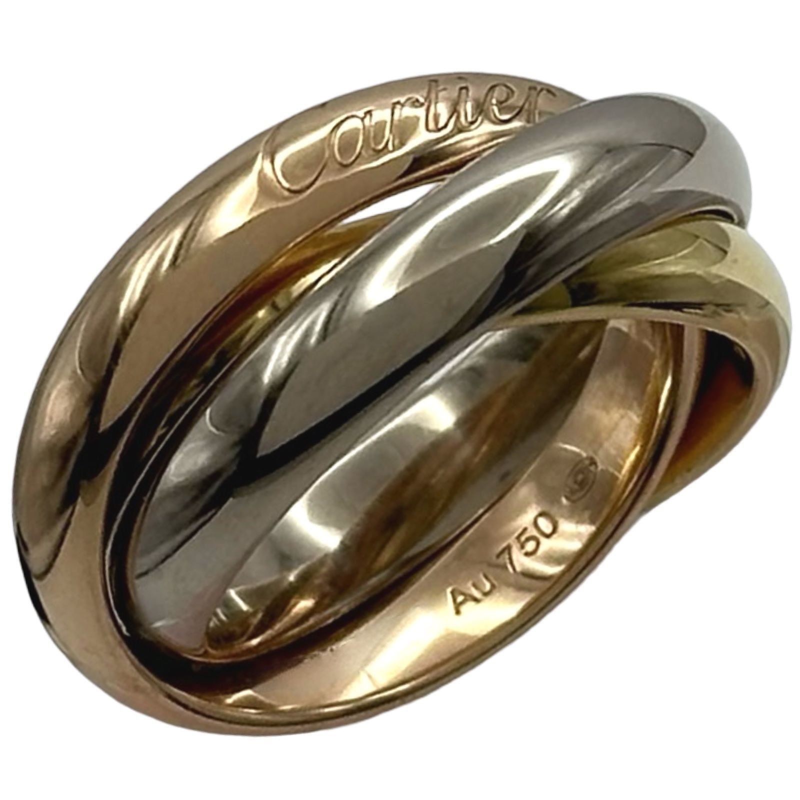 カルティエ Cartier トリニティリングLM ゴールド/ピンクゴールド/ホワイトゴールド Au750 ジュエリー