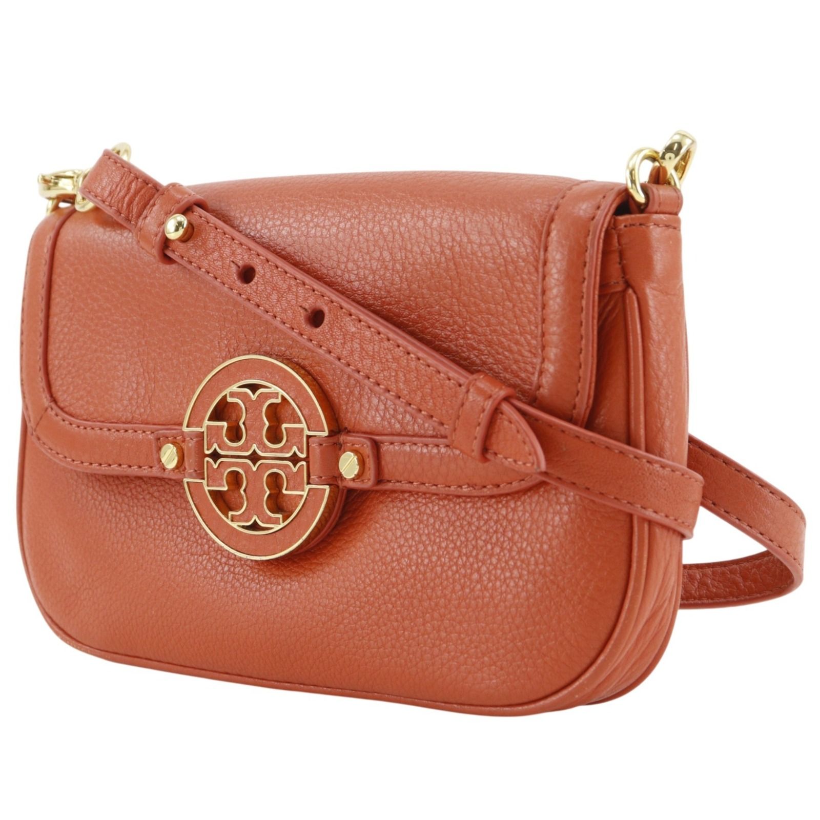 Tory Burch】トリーバーチ アマンダ ミニ レザー オレンジ レディース 