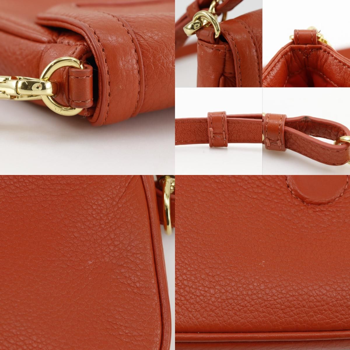 Tory Burch】トリーバーチ アマンダ ミニ レザー オレンジ レディース 