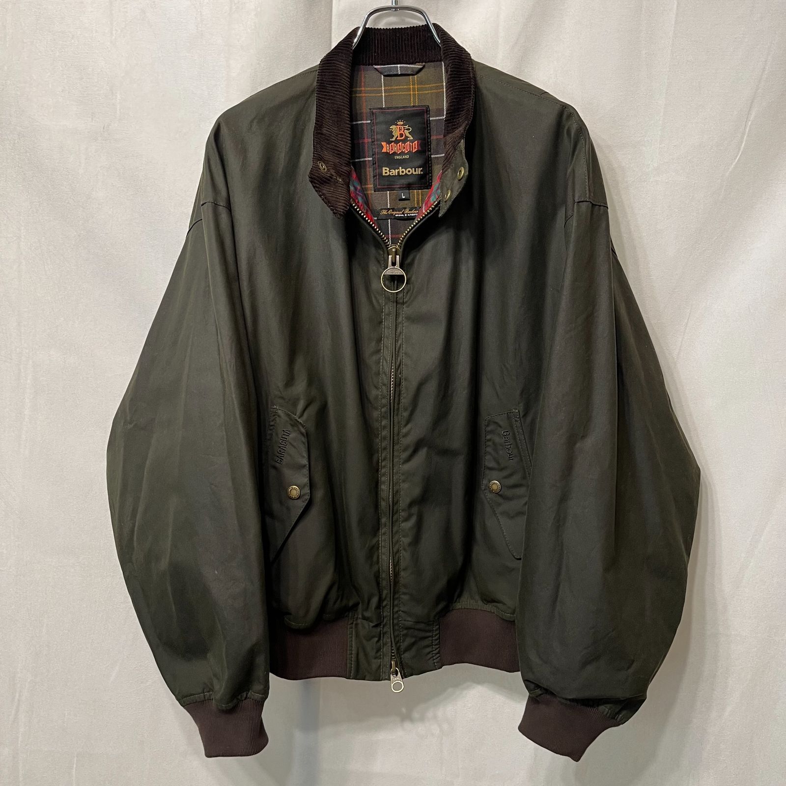 Barbour バブアー × Baracuta バラクータ ● 24AW 242MWX2327 G9 WAX JACKET スイングトップワックスジャケット
