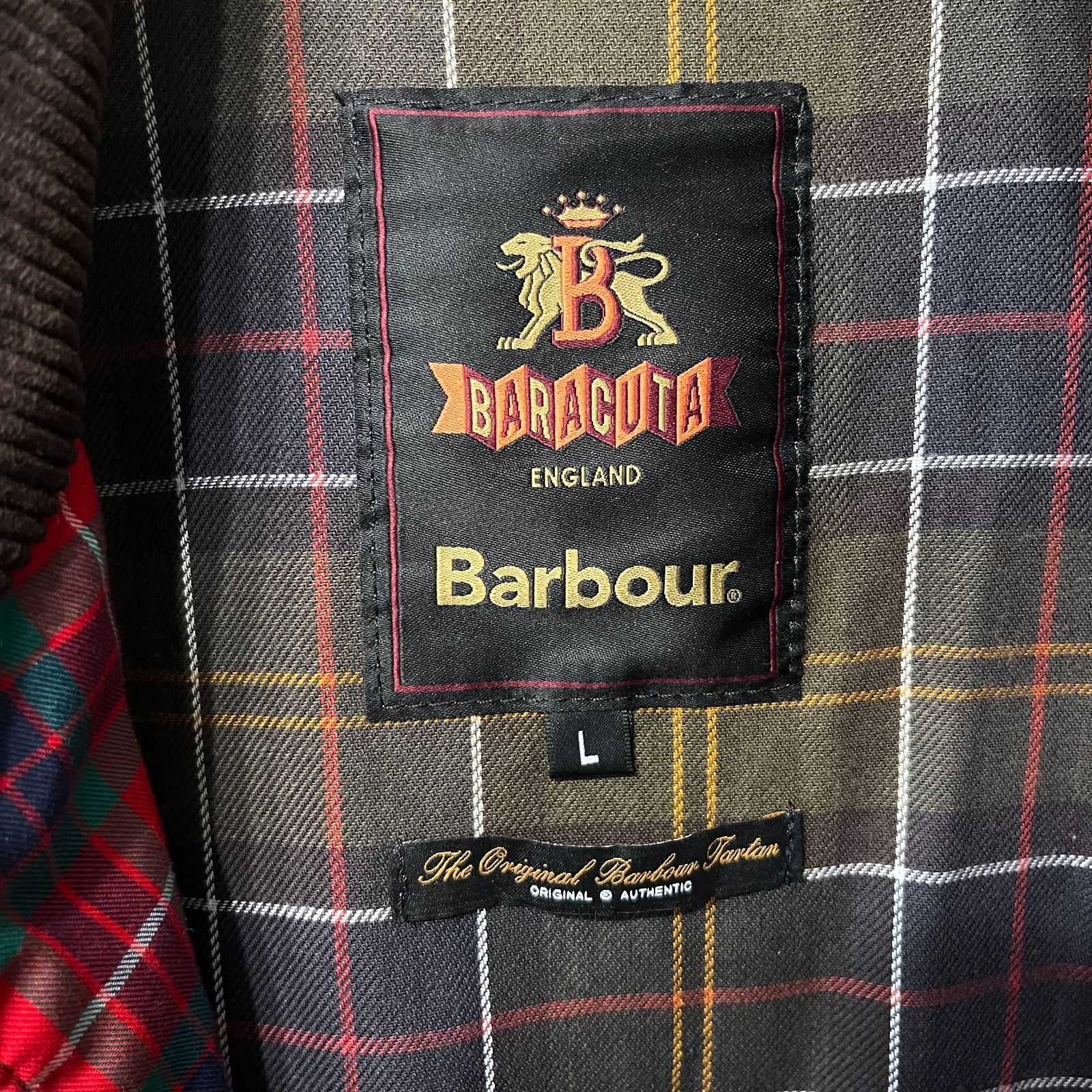 Barbour バブアー × Baracuta バラクータ ○ 24AW 242MWX2327 G9 WAX 