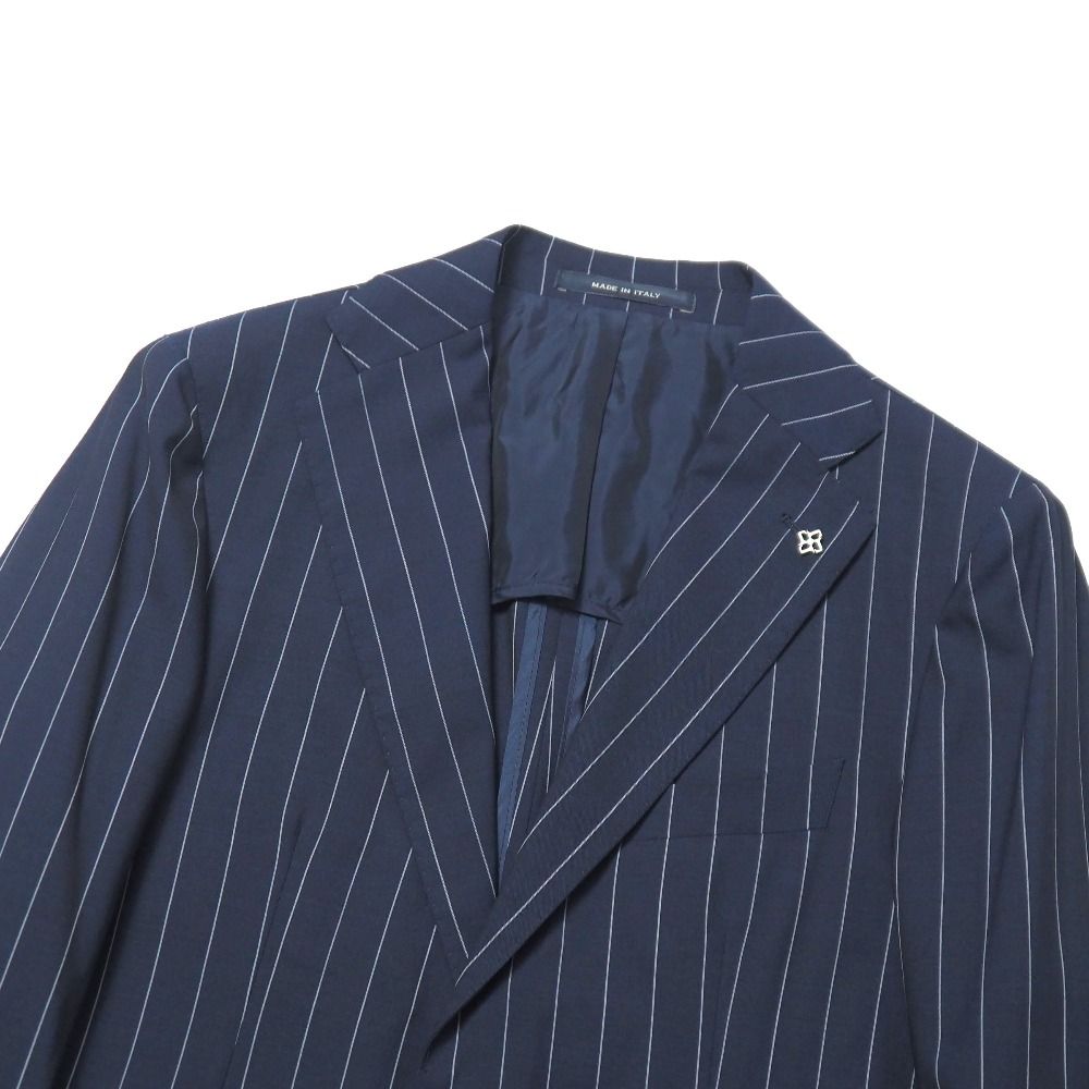 □美品□TAGLIATORE タリアトーレ スーツ サイズ44/7R ストライプ
