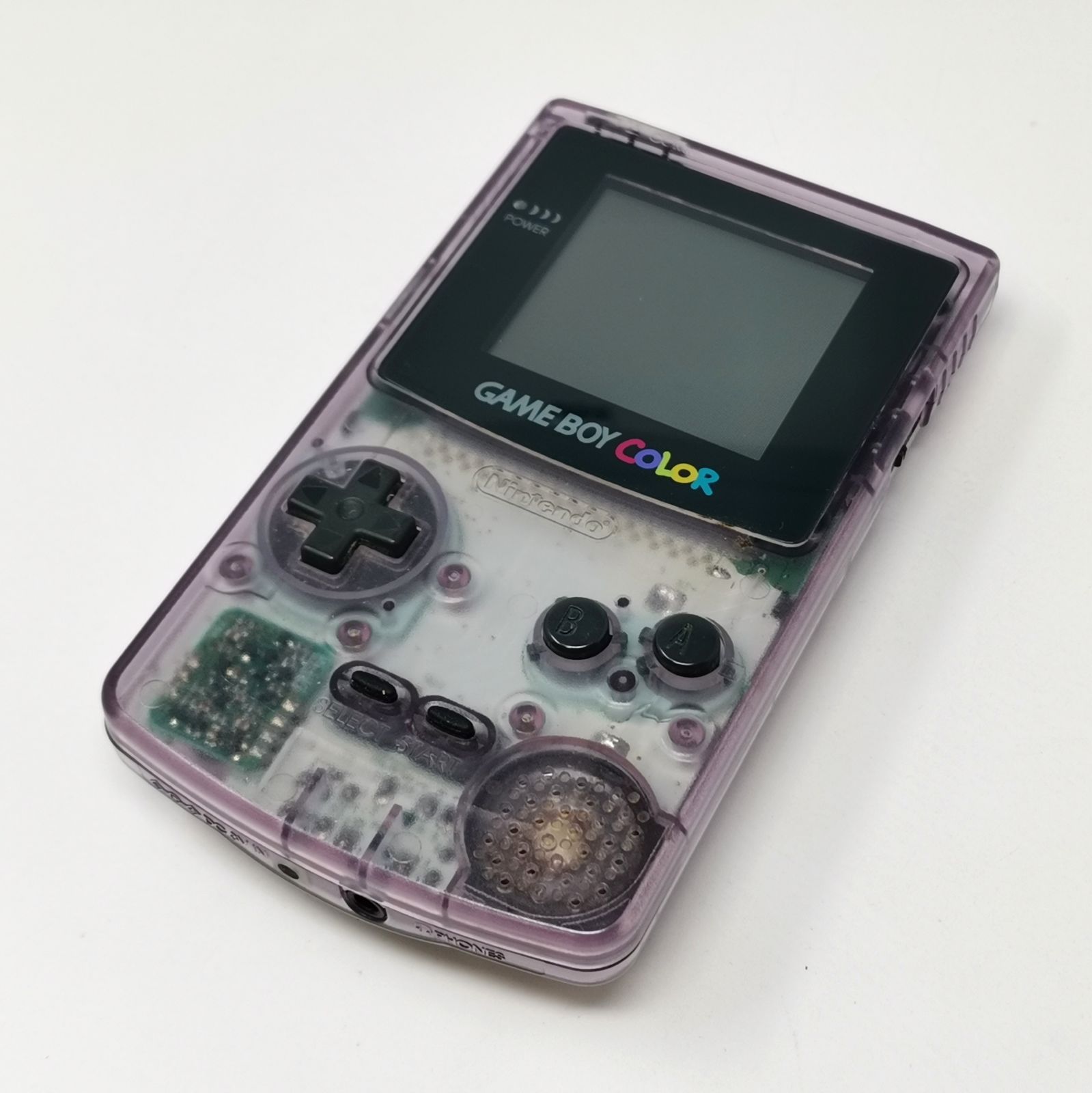 Nintendo ゲームボーイカラー クリアパープル 本体 動作確認済 中古品 管理番号 ARCAYKO903