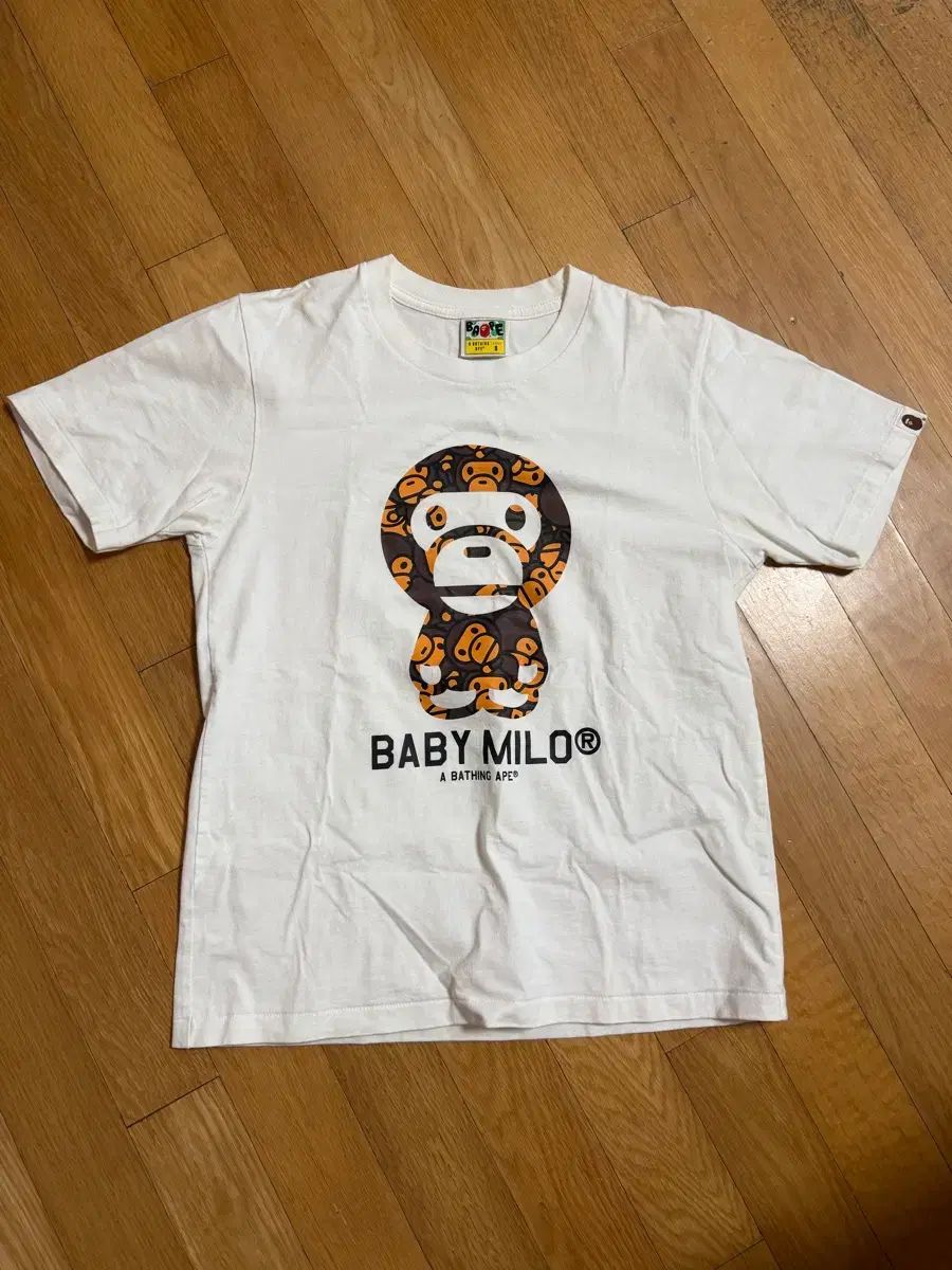 A BATHING APE アベイシングエイプ ベイビー マイルロ 半袖Tシャツ