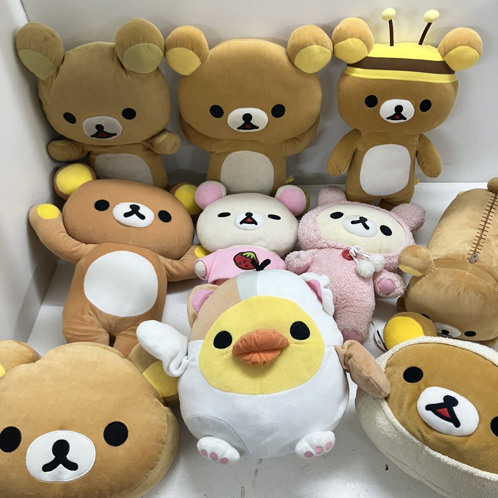 ◆ San-x サンエックス 10点 まとめ商品 リラックマ コリラックマ キイロイトリ BIGサイズ ぬいぐるみ 現状品