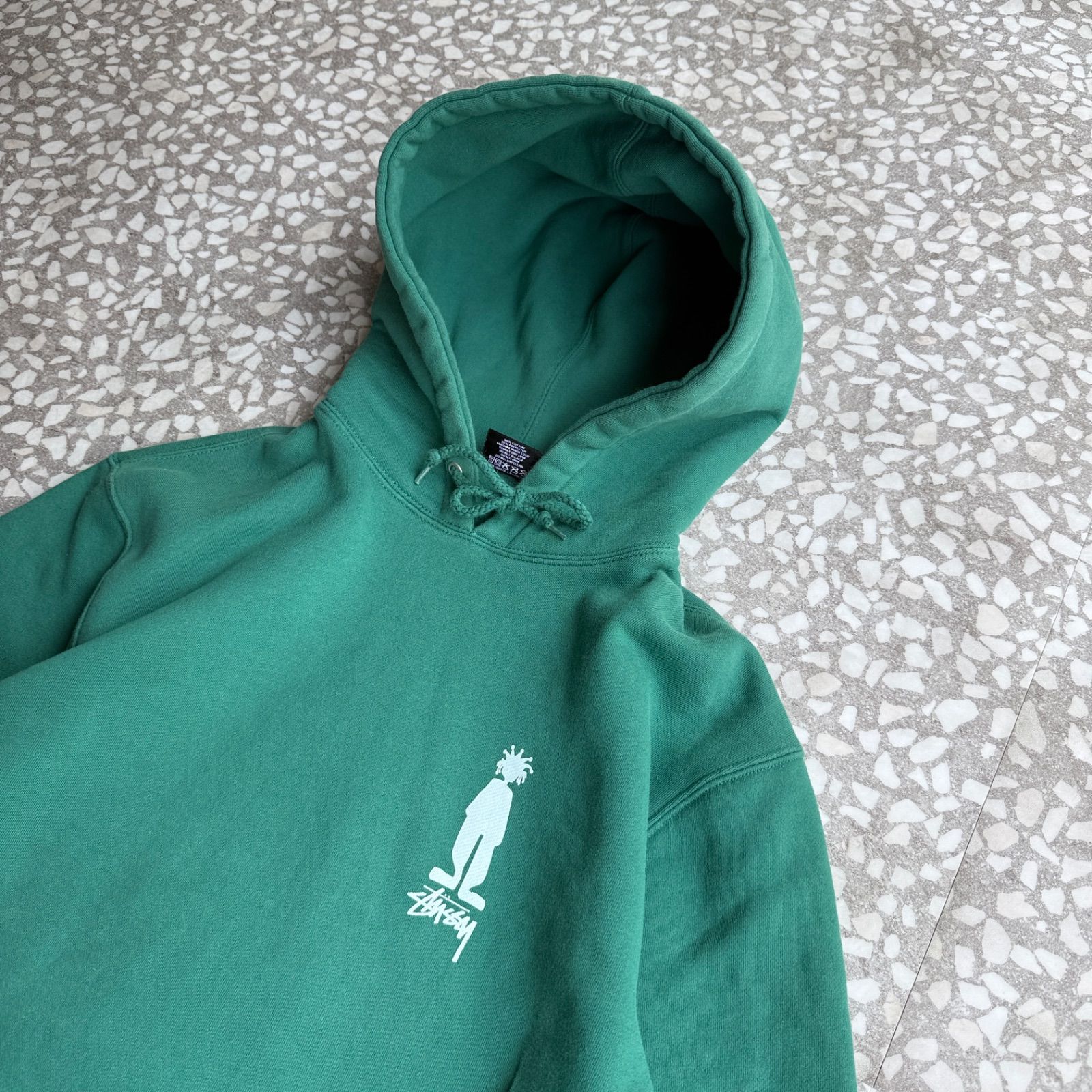 STUSSY / shadowman hoodie sizeM ステューシー シャドーマン バック 