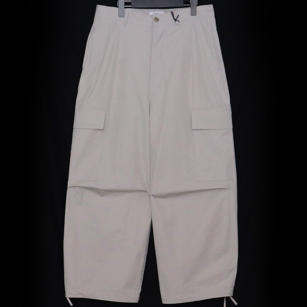 未使用 KONTOR SALT SHRINKAGE UTILITY CARGO PANTS サイズ2 ライトベージュ KON-PT06261