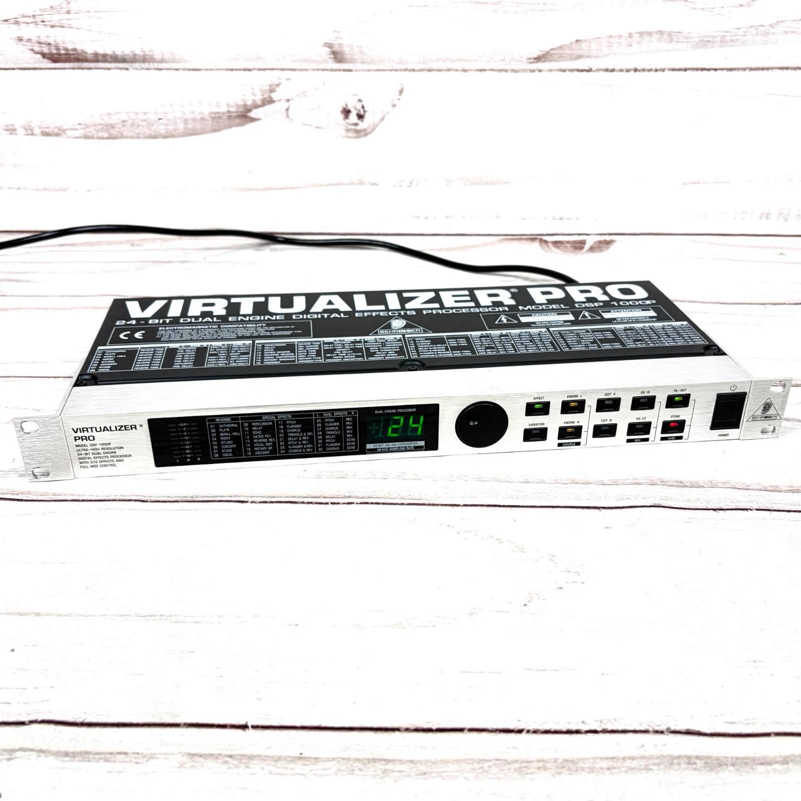 BEHRINGER DIGITAL EFFECTS PROCESSOR DSP 1000P ベリンガー マルチ