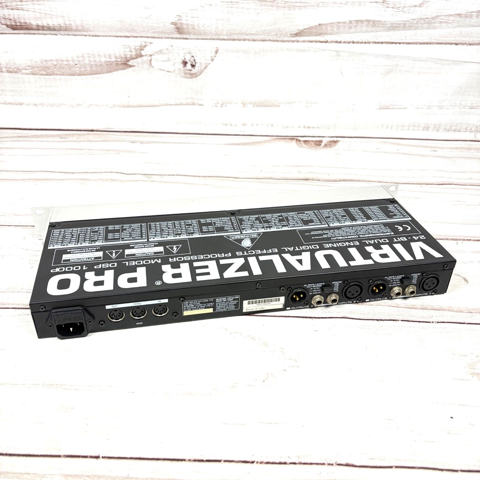 BEHRINGER DIGITAL EFFECTS PROCESSOR DSP 1000P ベリンガー マルチ