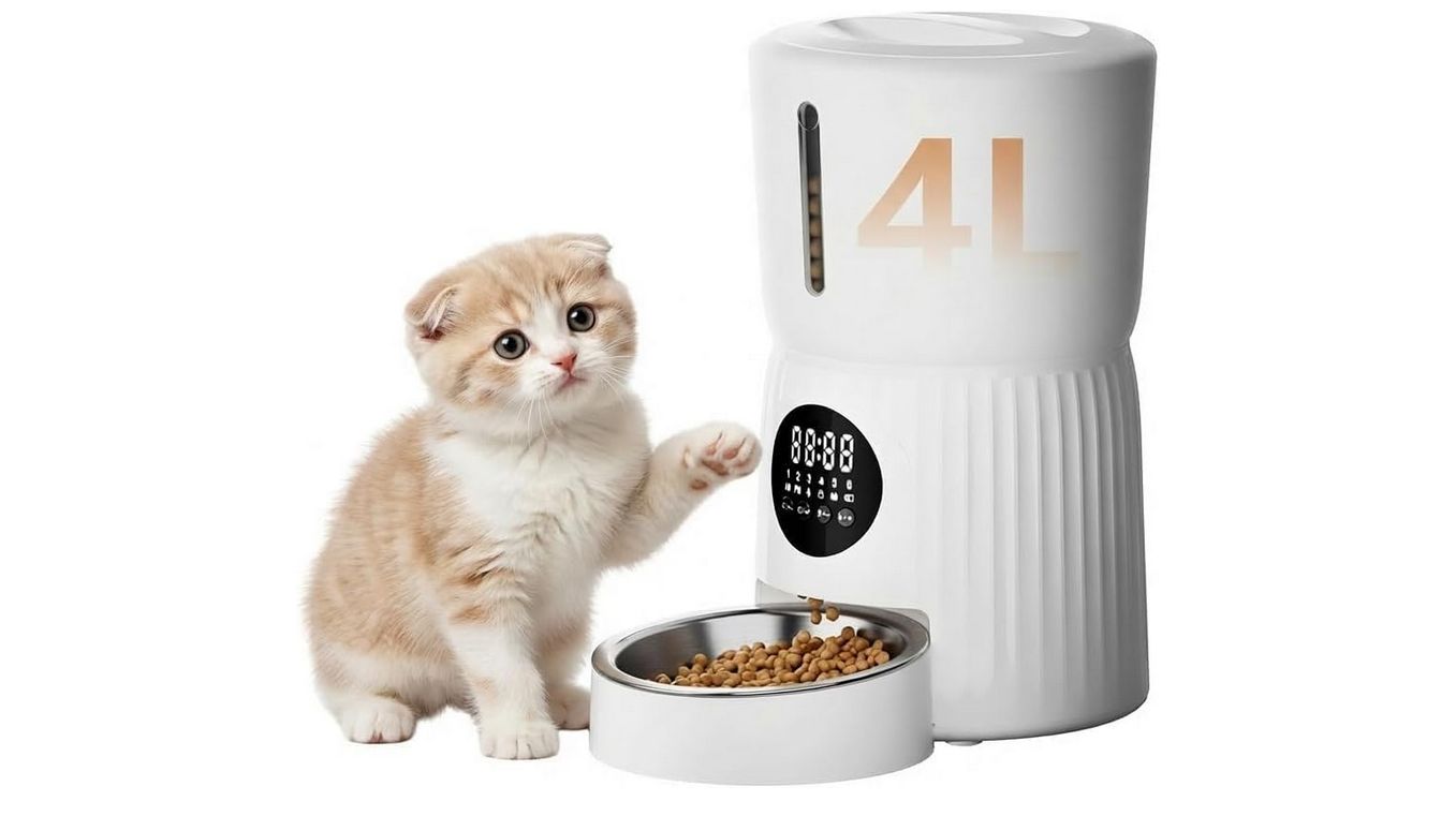 Surfola 自動給餌器 猫 犬 うさぎ タイマー式 日本語説明書付き SP01