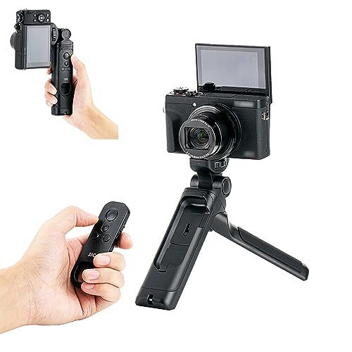 JJC 三脚グリップ ワイヤレスシューティンググリップ Canon HG-100TBR 互換 ワイヤレスリモコン 自撮り棒 ミニ ビデオ三脚 VLOG三脚 キャノン PowerShot V1 V10 EOS R6 Mark III R50 V e6e4f971