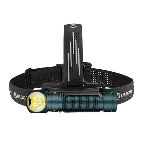 OLIGHT(オーライト) Perun 3 LED ヘッドライト 充電式 懐中電灯 ヘルメットライト フラッシュライト head lamp ledライト 白＆赤 3000ルーメン 強力 180°調整可能 IP68防水防塵 軽量 センサー機能 4e0dd2de