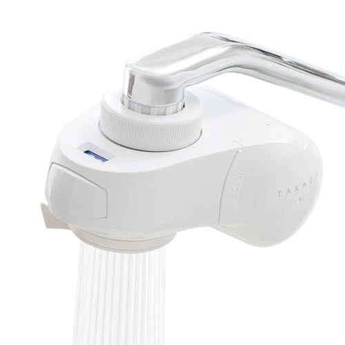 ☆新品☆タカギ(Takagi) 浄水器 蛇口直結型 PFOS PFOA除去 日本製 6物質除去 安心 コンパクト ミニマル シンプル ナチュラル 塩素除去 浄水カートリッジ フィルター 1個入 H780E ホワイト 1689e60c