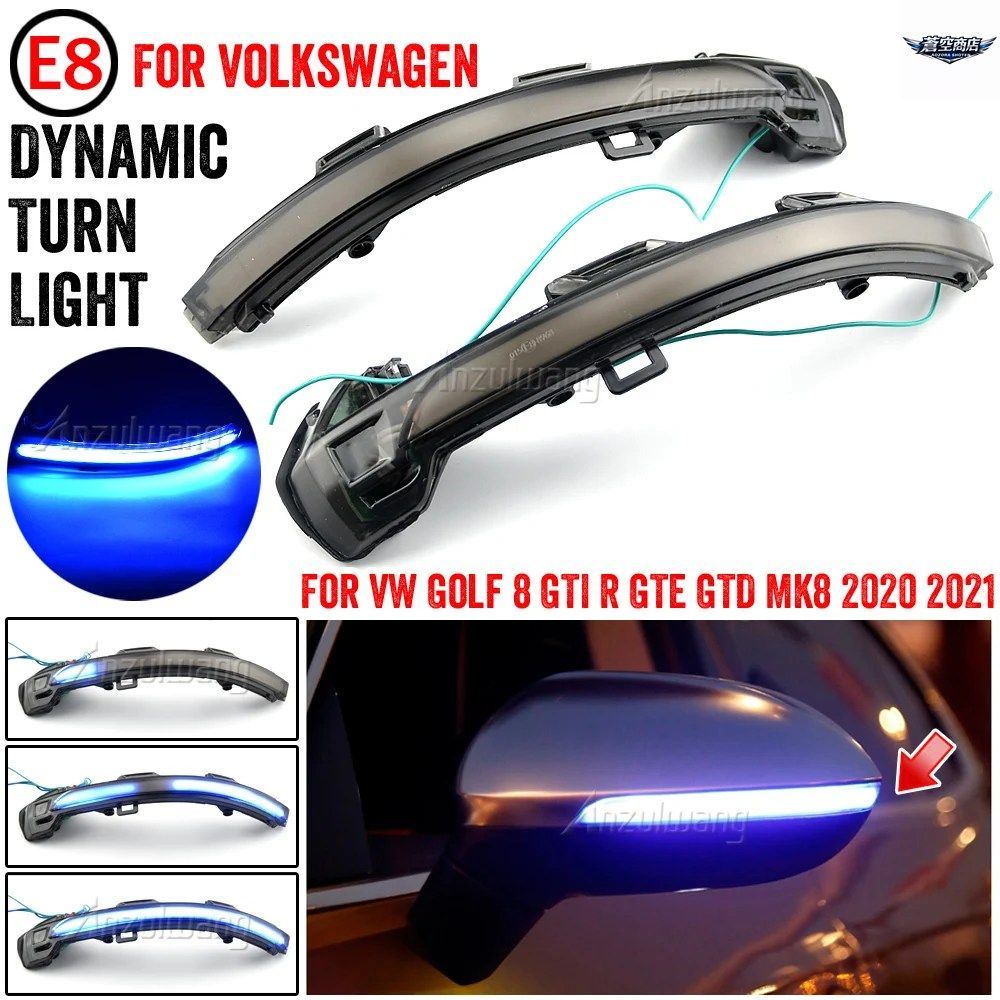 ダイナミックブリンカーLEDターンシグナルVWアルテオン2016-2017（2018 2019アルテオンミラーライトには対応していません）