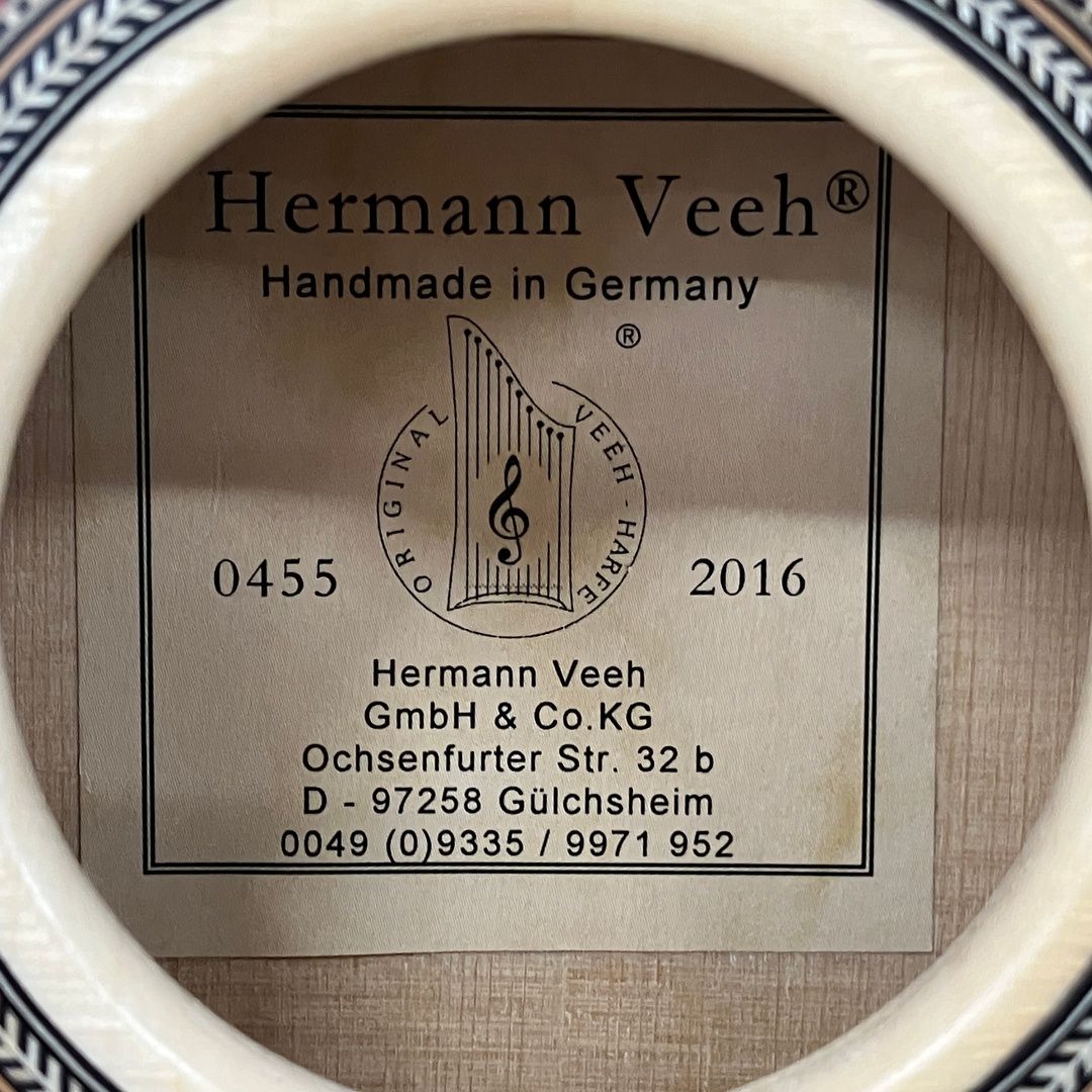 Hermann Veeh ヘルマン ハープ HEC-M エーデルワイス・クリア Mタイプ