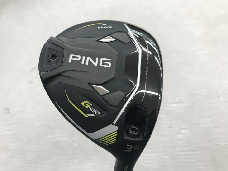 ピン　G430 MAX　15度　ALTA J CB BLACK　Sフレックス　フェアウェイウッド　中古【最短即日発送】