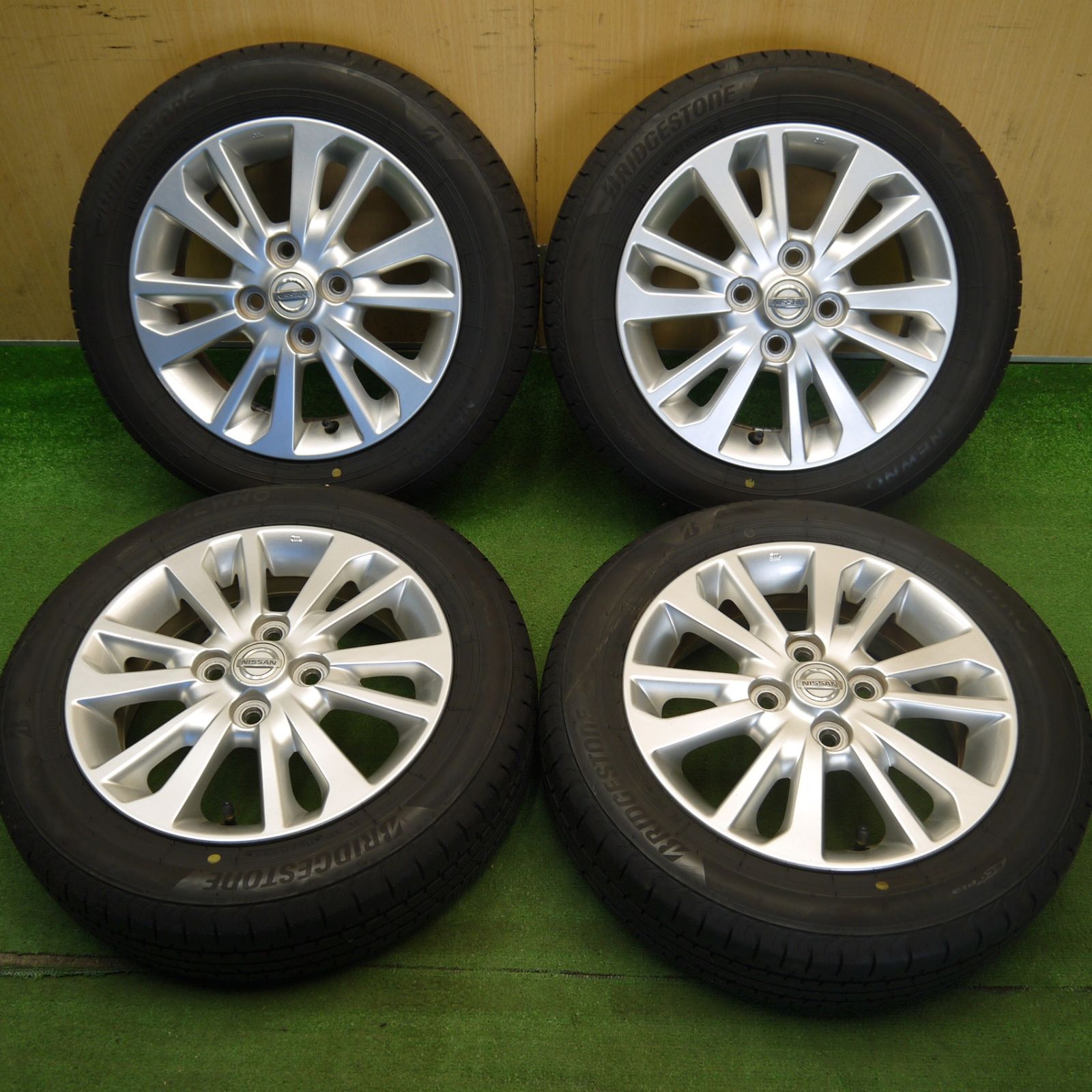 バリ溝!25年!キレイ!ほぼ10分★日産 デイズ ルークス 純正 155/65R14 ブリヂストン NEWNO ニューノ 14インチ PCD100/4H★6050105Hノ