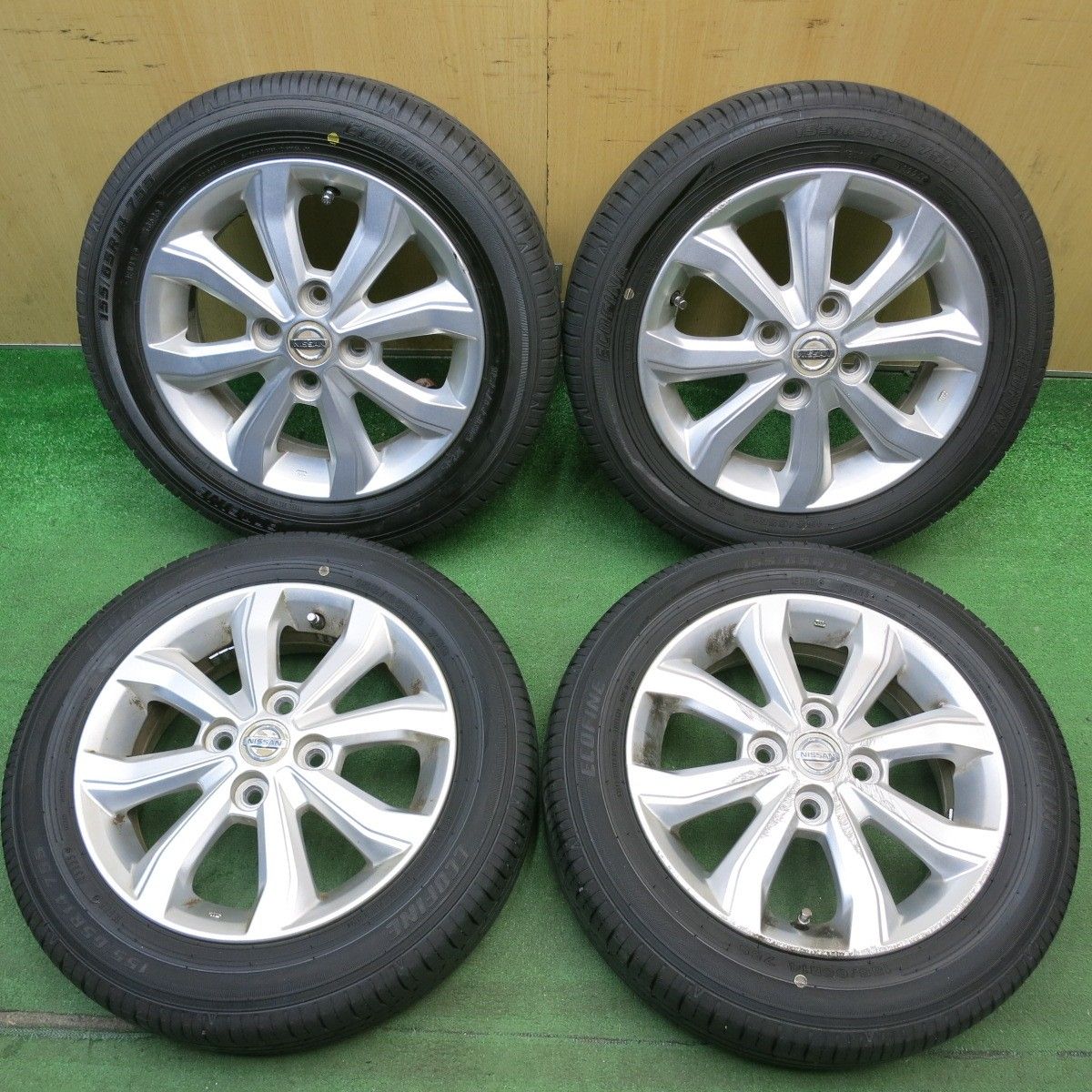 バリ溝！25年！ほぼ10分★日産 デイズ 純正 155/65R14 エコファイン ECOFINE 14インチ PCD100/4H★6050511HAノ 23,660円