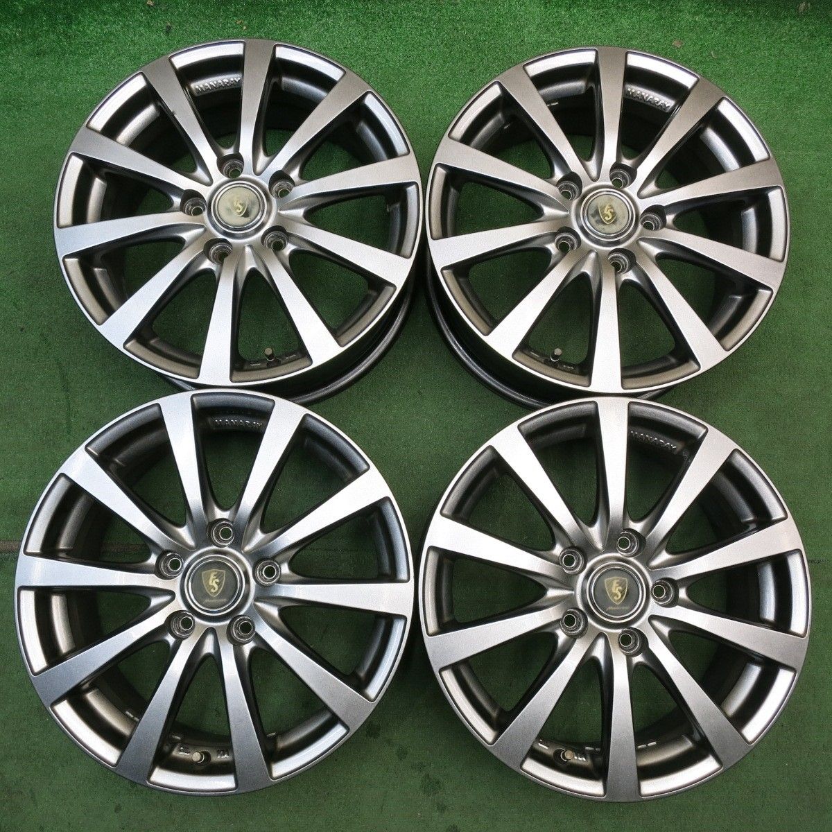 送料無料] キレイ☆MANARAY SPORT 16インチ ホイール 16×6.5J マナレイ 
