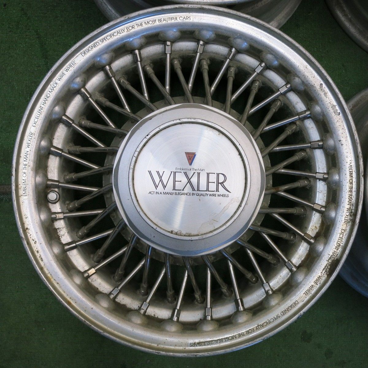 送料無料] レア！希少☆旧車 WEXLER ワイザー 14インチ ワイヤー 