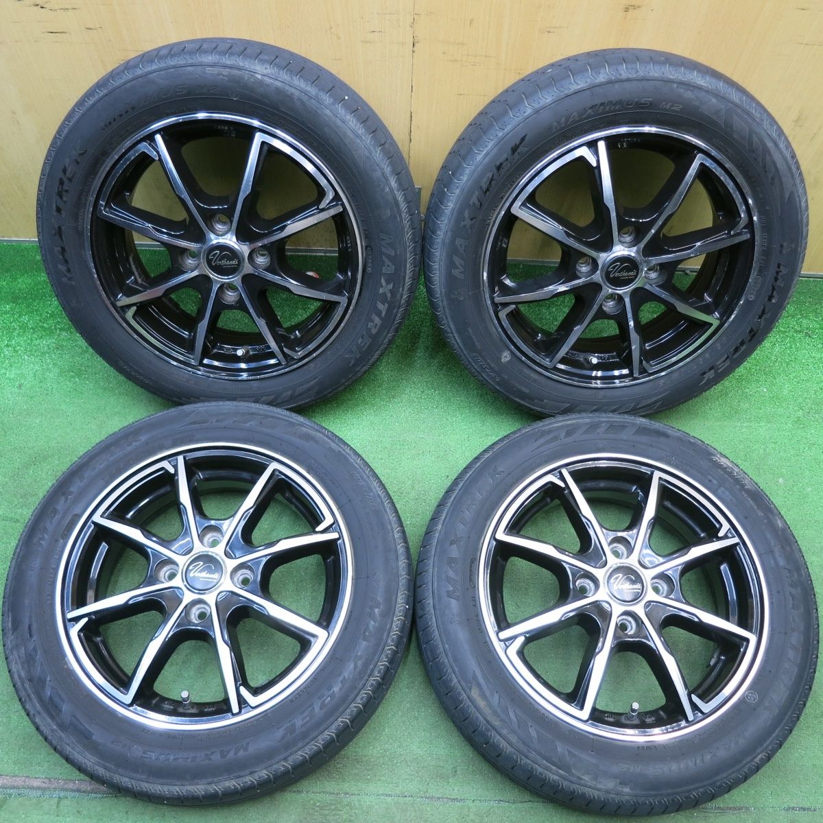 4本価格!23年★155/65R14 マックストレック MAXIMUS M2 Verthandi ヴェルザンディ マキシマス 14インチ PCD100/4H★6050507HAノ