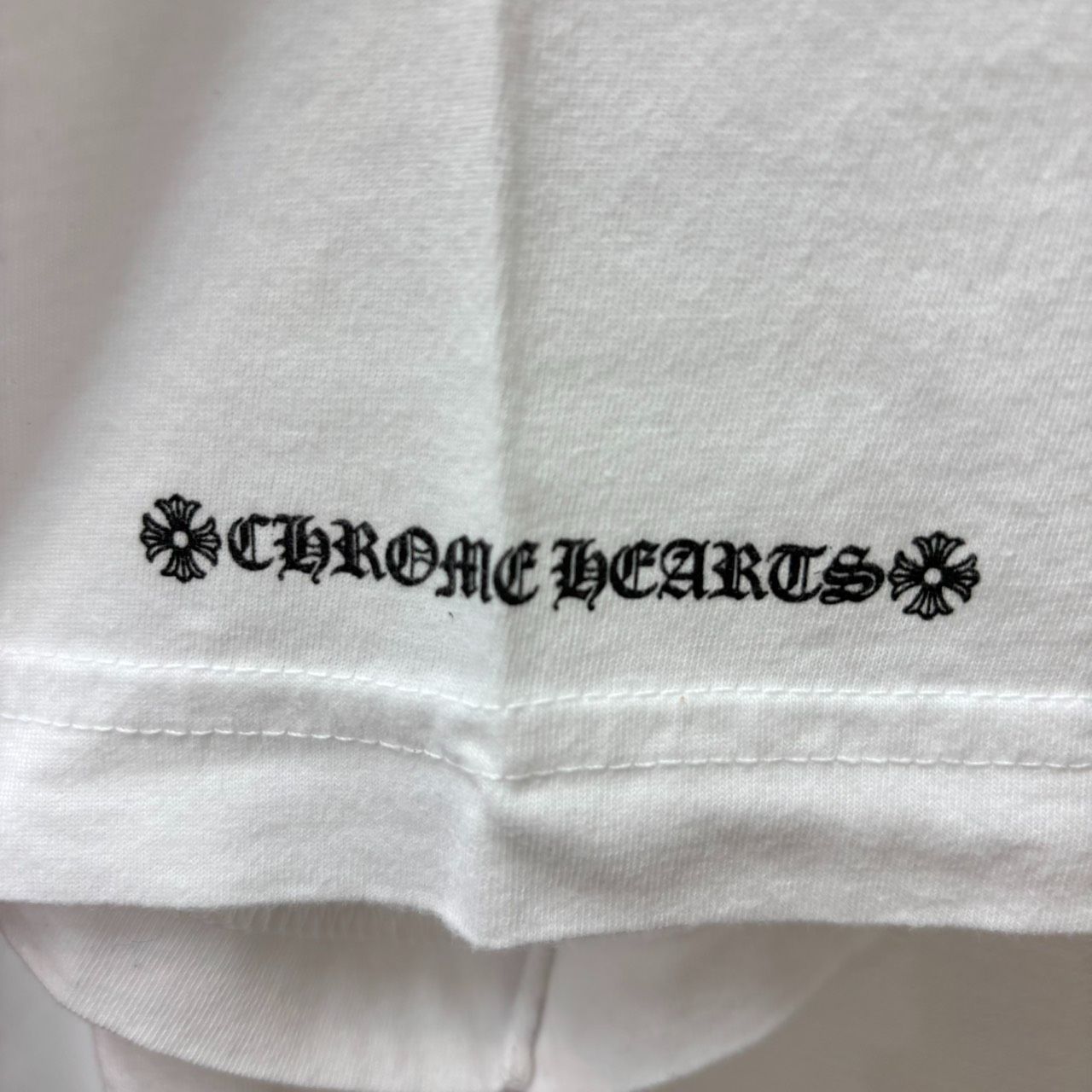 CHROME HEARTS クロムハーツ ホースシュー 半袖Tシャツ 白 ホワイト Lサイズ 極美品 2506