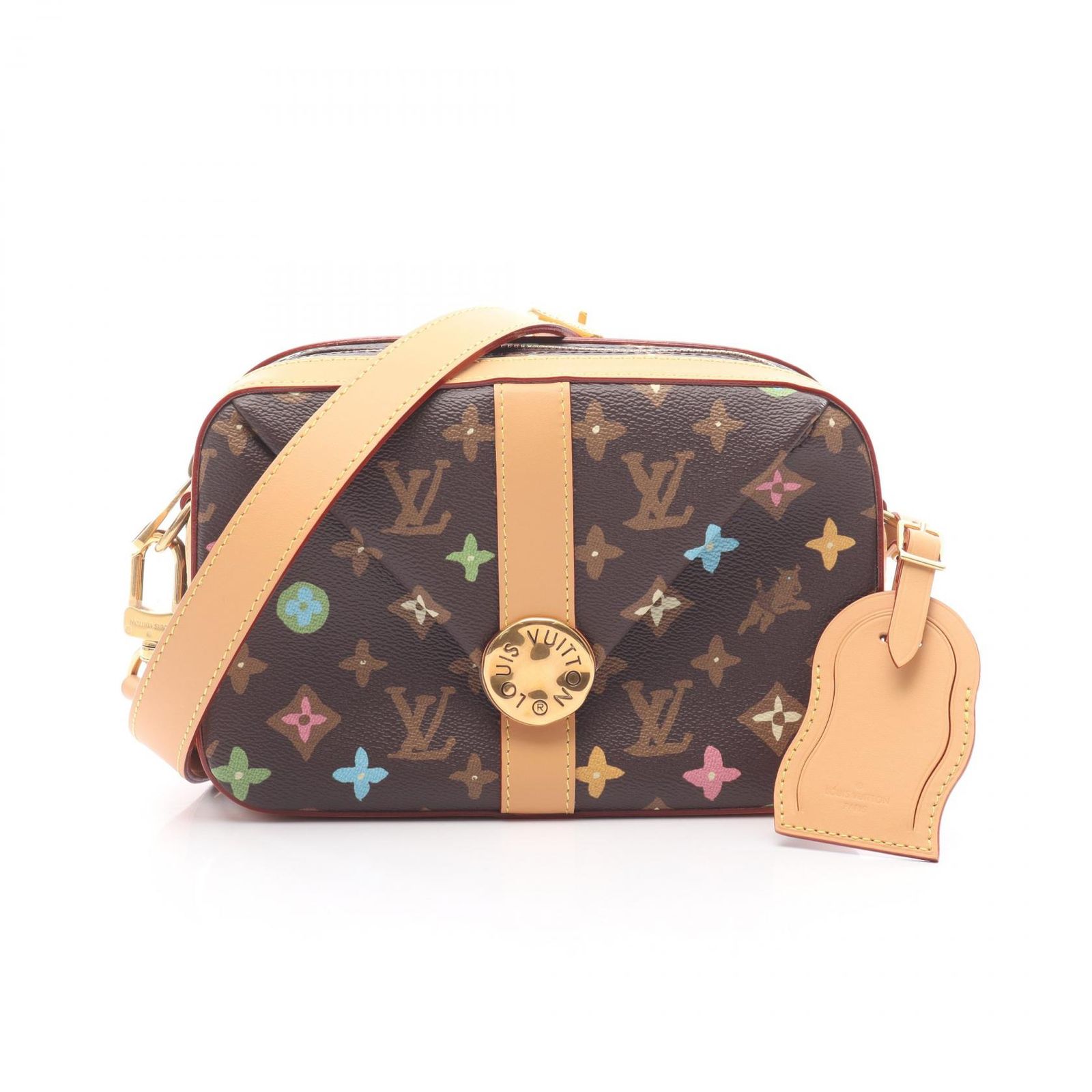 ルイ・ヴィトン LOUIS VUITTON ショルダーバッグ エンベロップ メッセンジャー モノグラムクラギー チョコレート M24820 PVCコーティングキャンバス レザー エンベロップ・メッセンジャー 238,860円