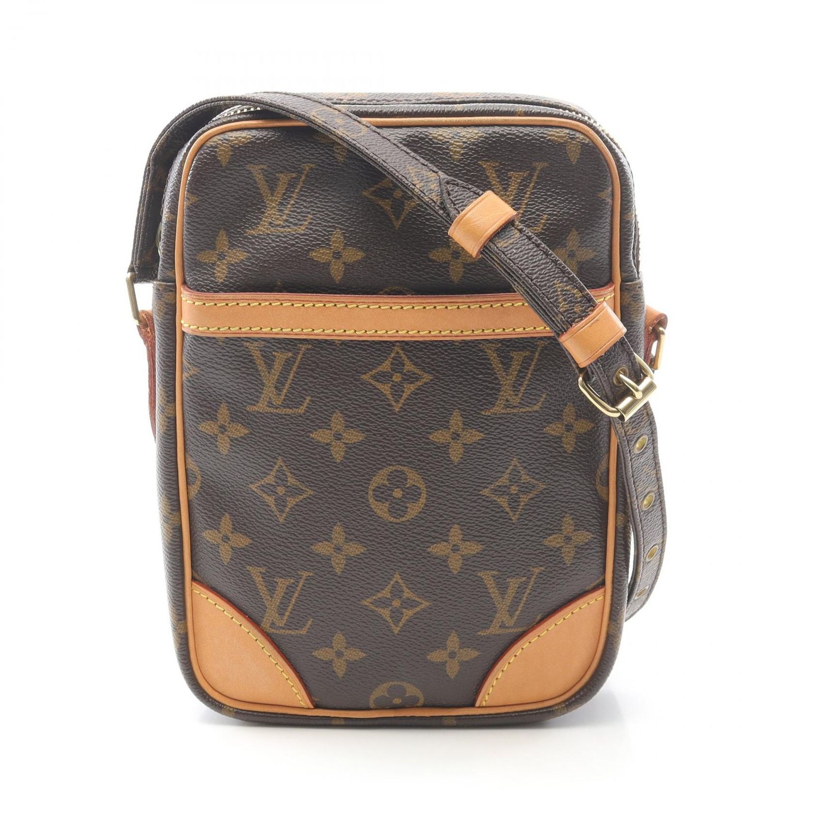 ルイ・ヴィトン LOUIS VUITTON ショルダーバッグ ダヌーブ M45266 PVCコーティングキャンバス レザー ダヌーブ レディース Used A