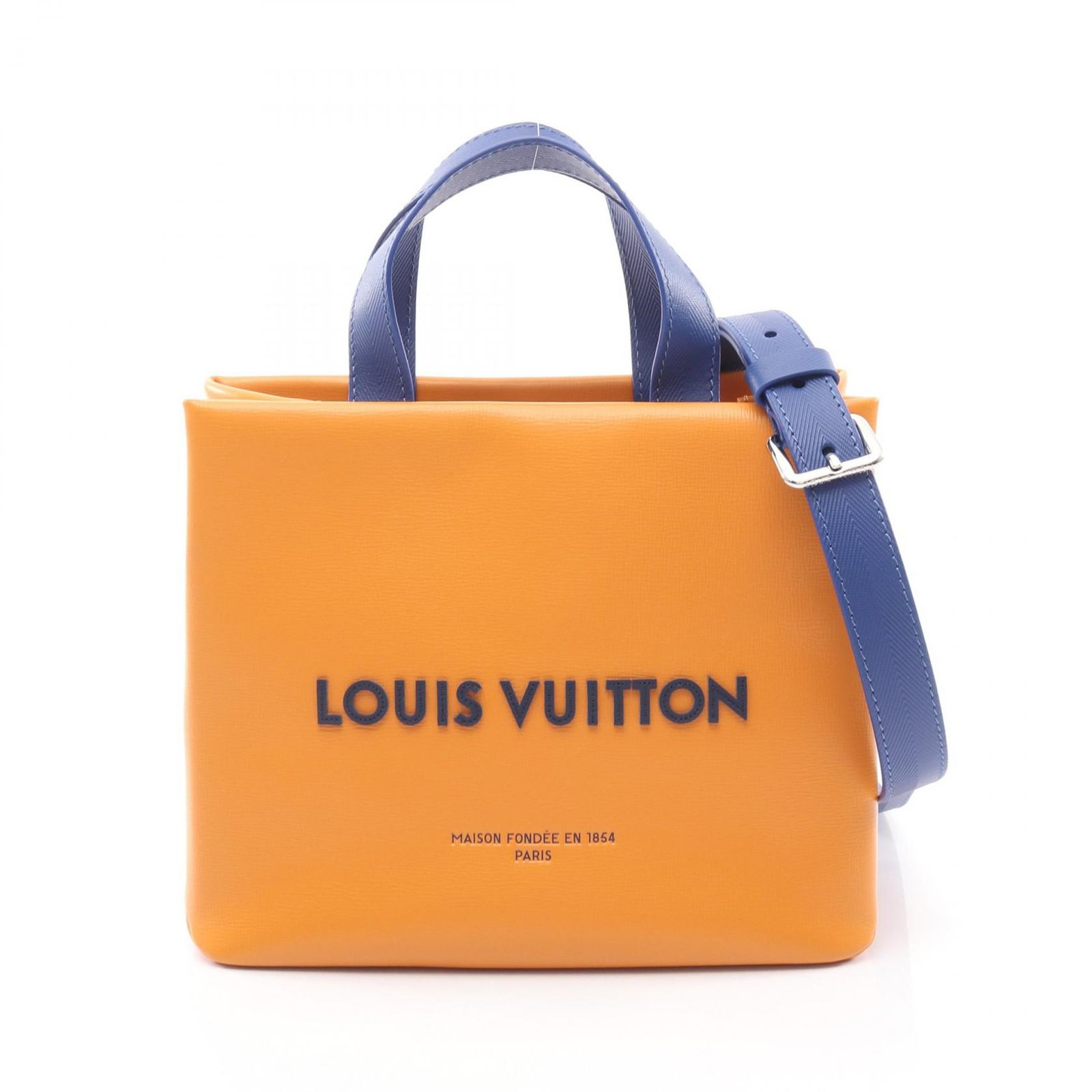 ルイ・ヴィトン LOUIS VUITTON トートバッグ ショッパートート MINI サフラン M15237 サフラン レザー ショッパー・トートMINI メンズ Used A 274,860円