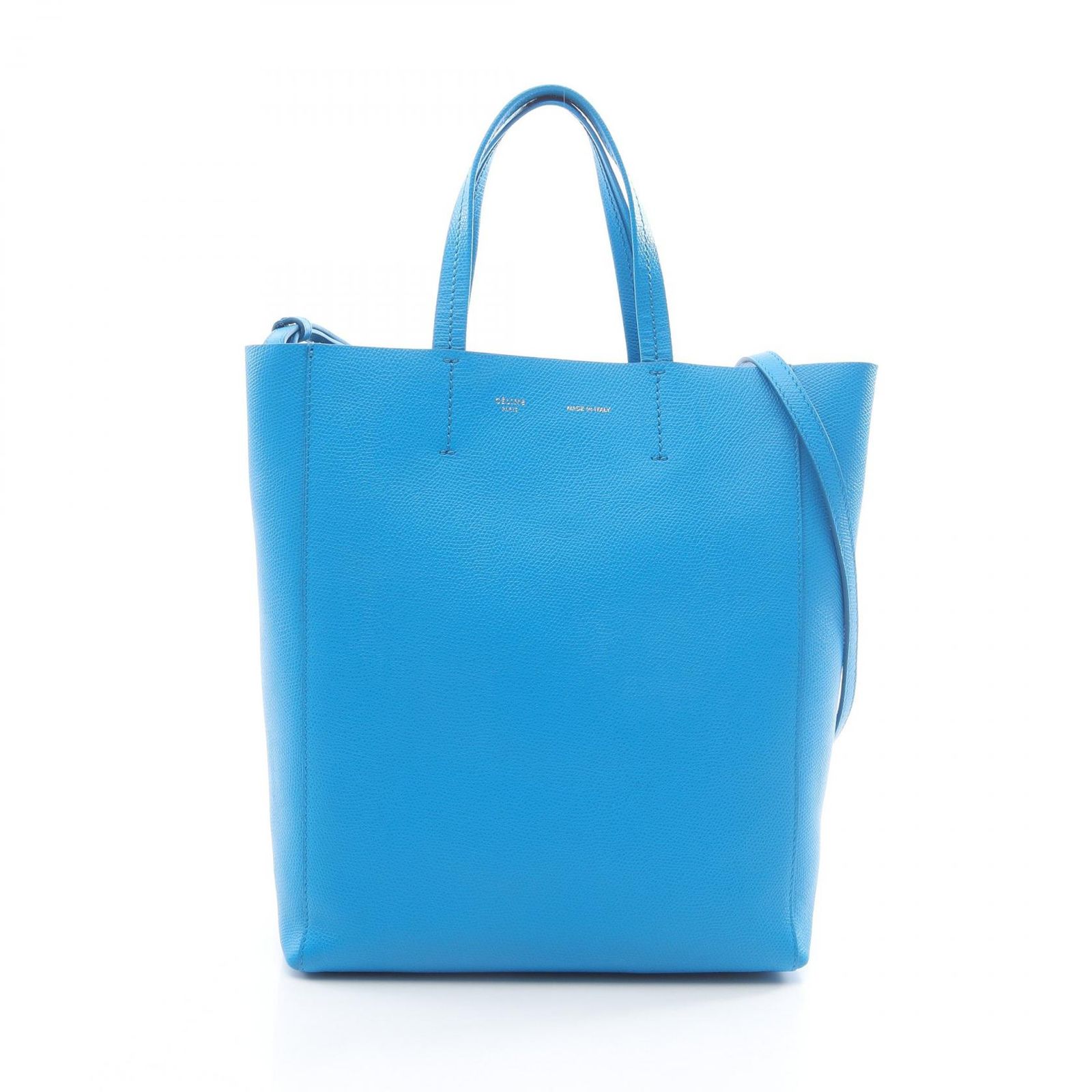 CELINE セリーヌ バーティカルカバ　ターコイズ セリーヌ CELINE トートバッグ バーティカル スモール カバ ターコイズ