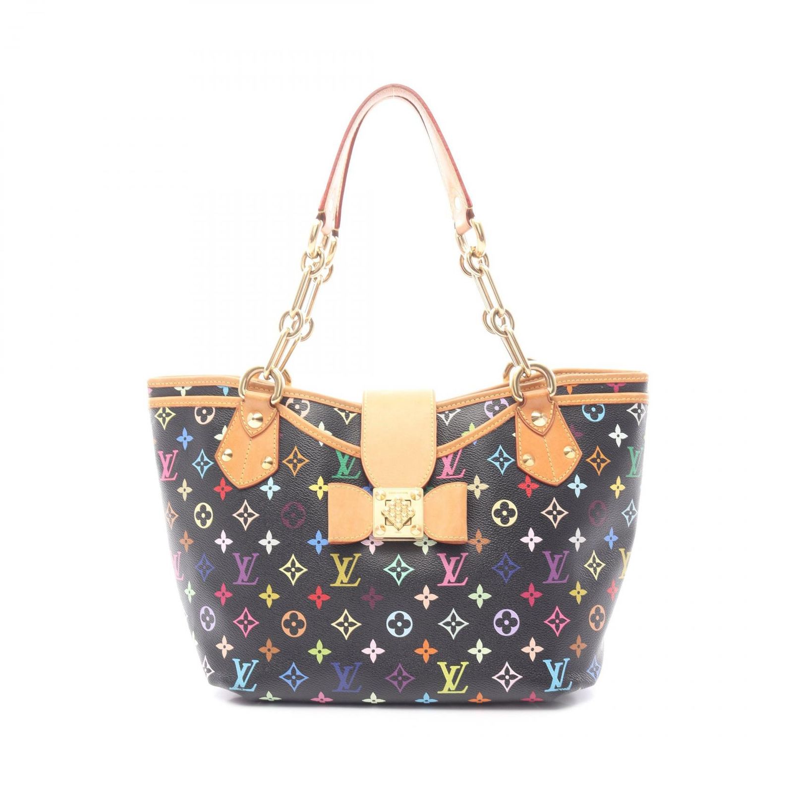 ルイ・ヴィトン LOUIS VUITTON トートバッグ アニーGM M40304 ノワール PVCコーティングキャンバス レザー アニーGM レディース Used B