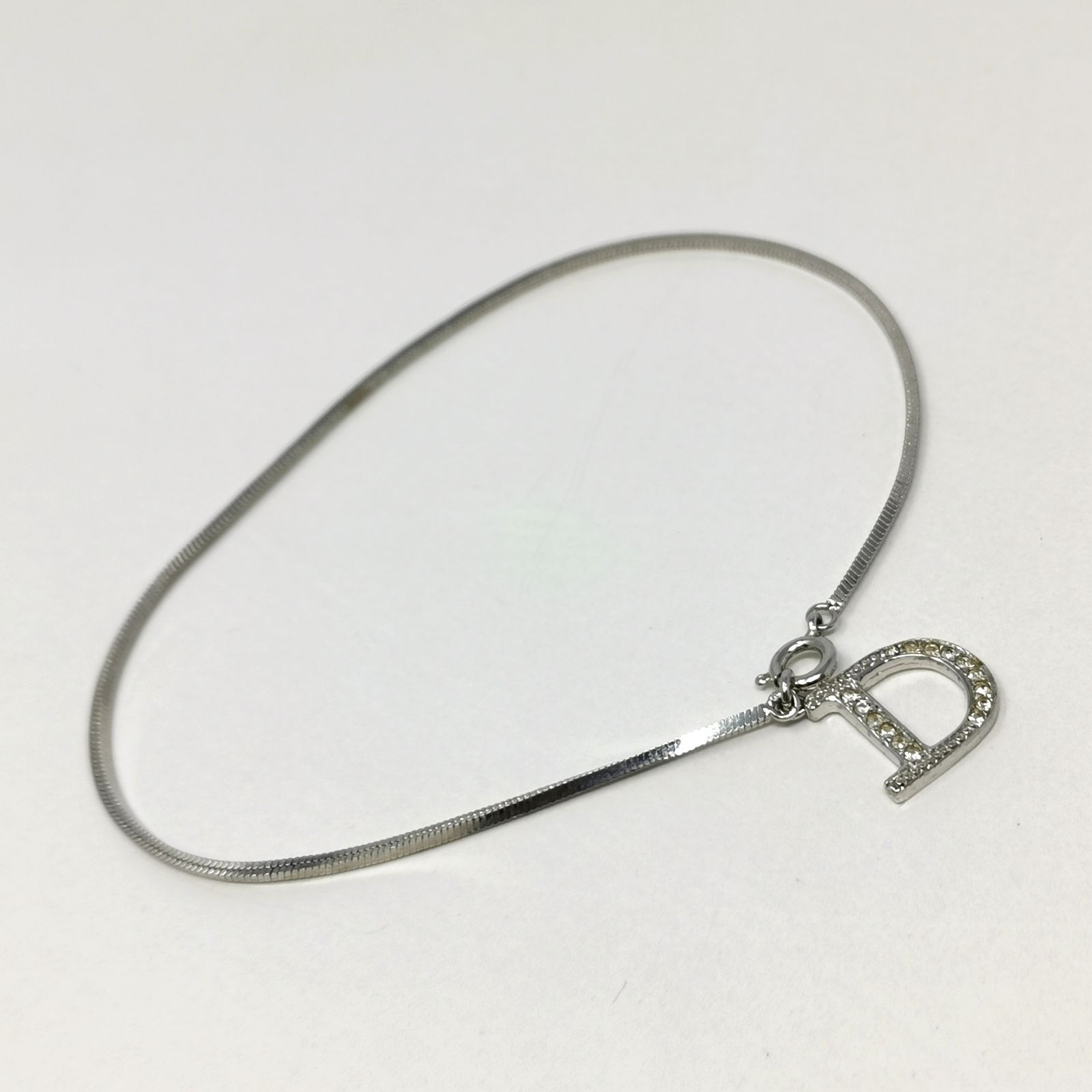 Dior ブレスレット ディオール シルバー ラインストーン 中古品 管理 