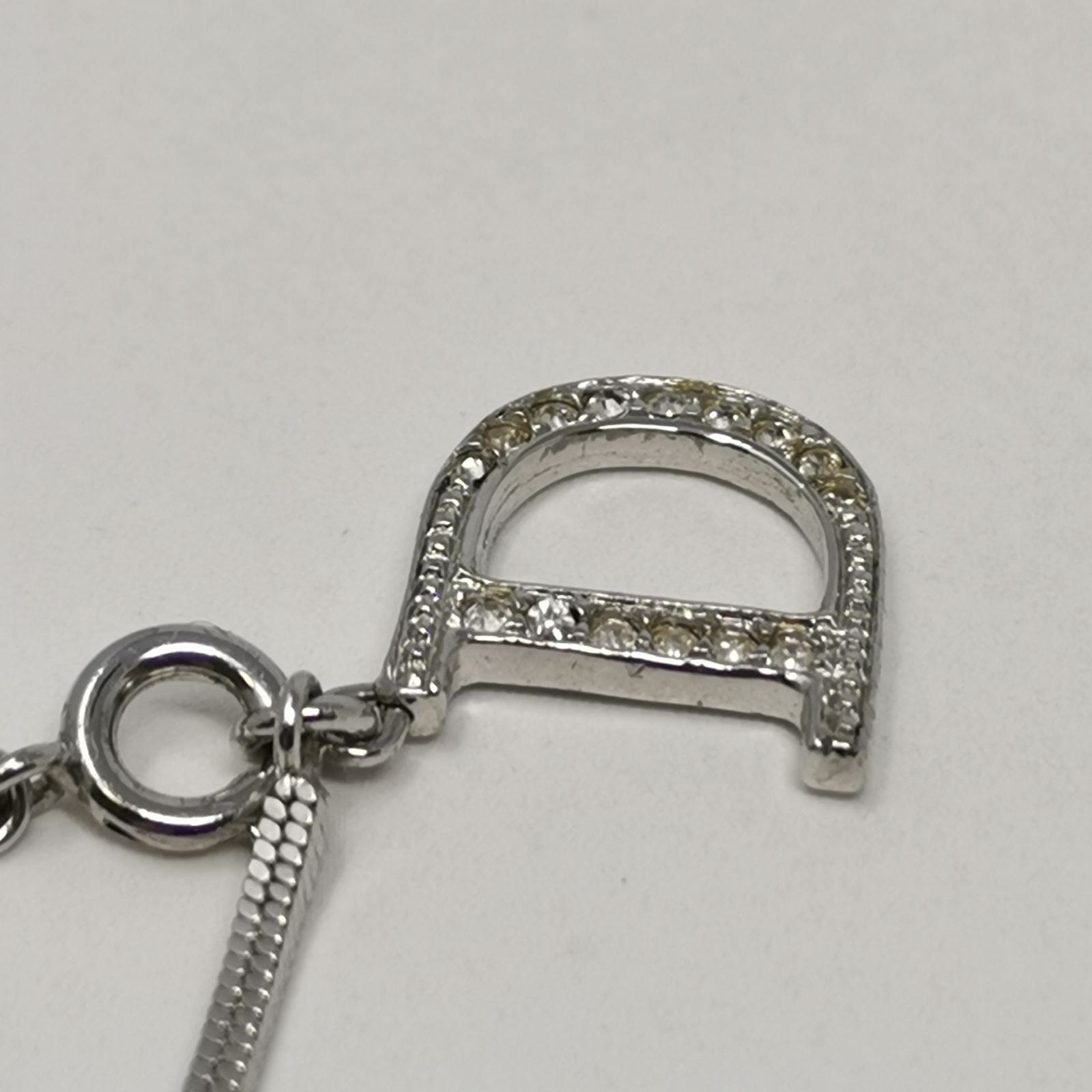 Dior ブレスレット ディオール シルバー ラインストーン 中古品 管理 