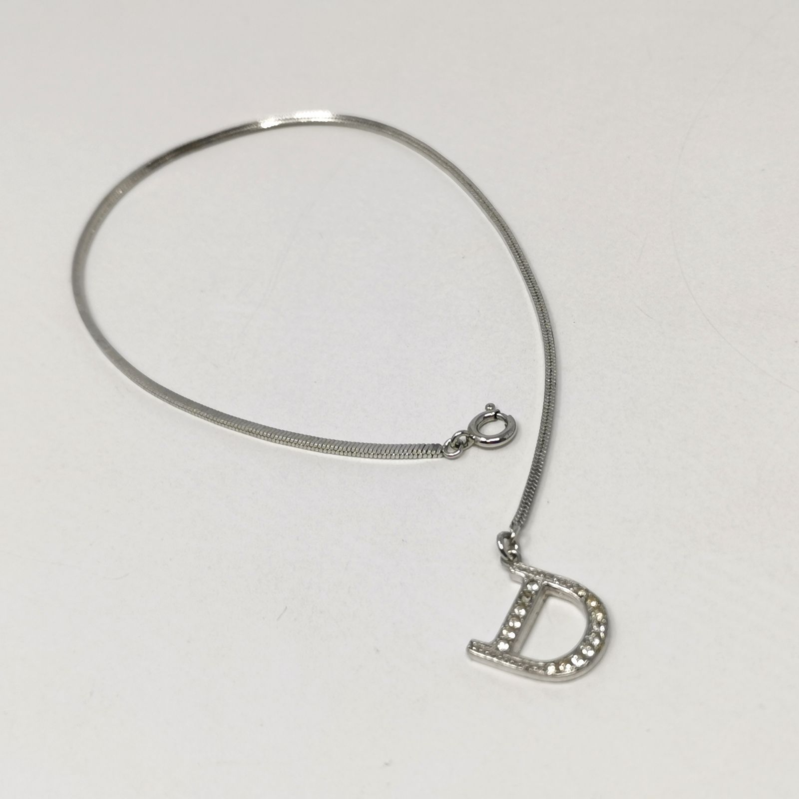 Dior ブレスレット ディオール シルバー ラインストーン 中古品 管理 