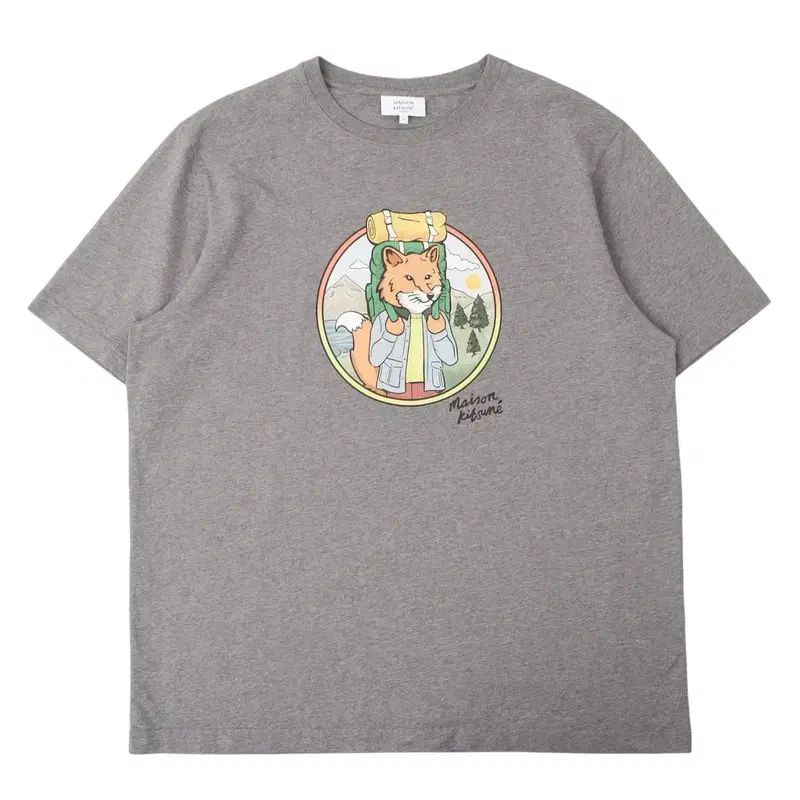 メゾンキツネ 新モデル ラムリング グレー Tシャツ