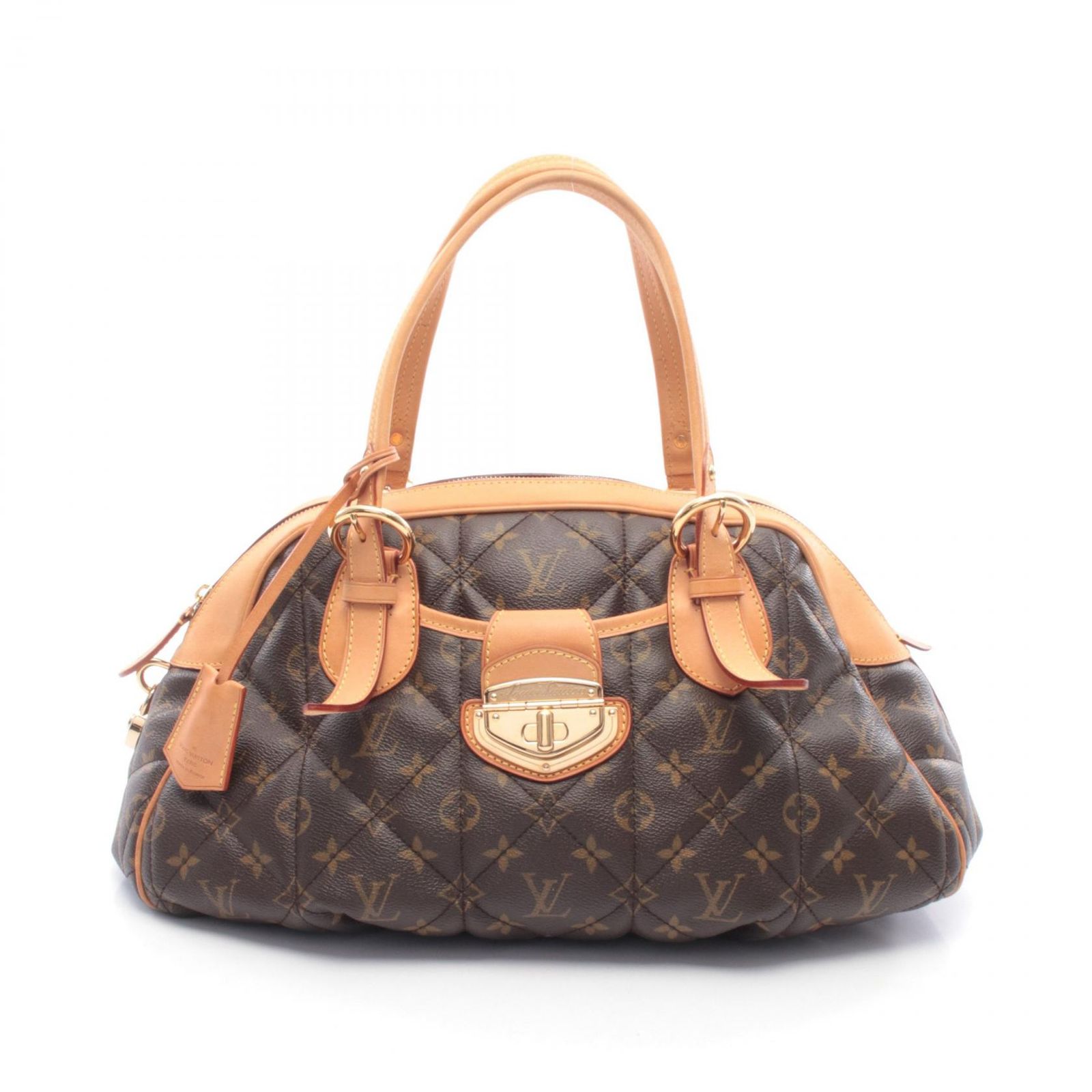 ルイ・ヴィトン LOUIS VUITTON ハンドバッグ ボーリング M41434 PVCコーティングキャンバス レザー ボーリング レディース Used B