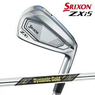 ダンロップ メンズ スリクソン ZXi5 アイアン 6本組(5-9、PW) アイアンセット ダイナミックゴールド MID 115 スチールシャフト TRUE TEMPER(トゥルーテンパー)【24】