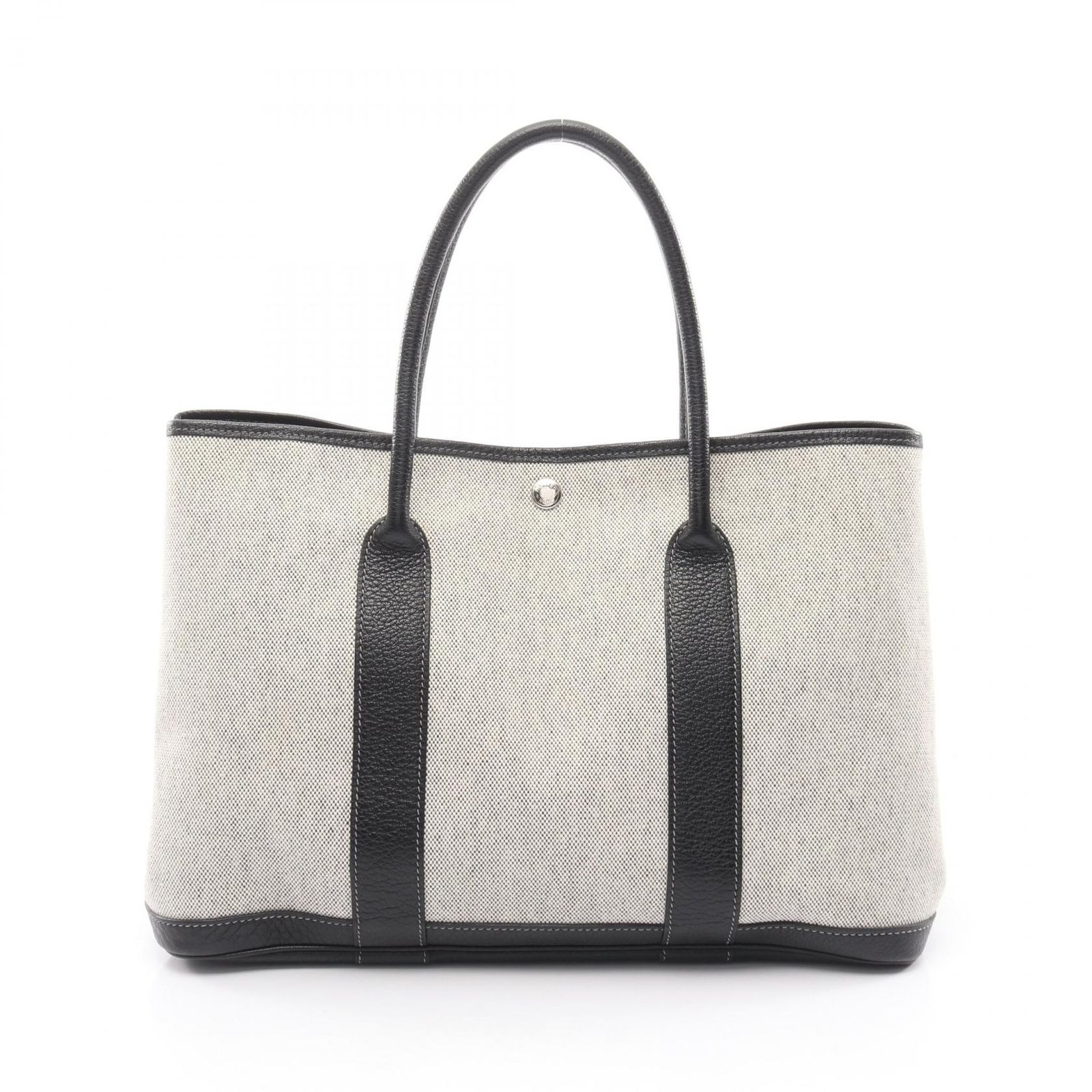エルメス HERMES トートバッグ ガーデンパーティPM 034924CK エクリュ/ブラック その他 ガーデンパーティーPM エクリュ/ブラック レディース Used A