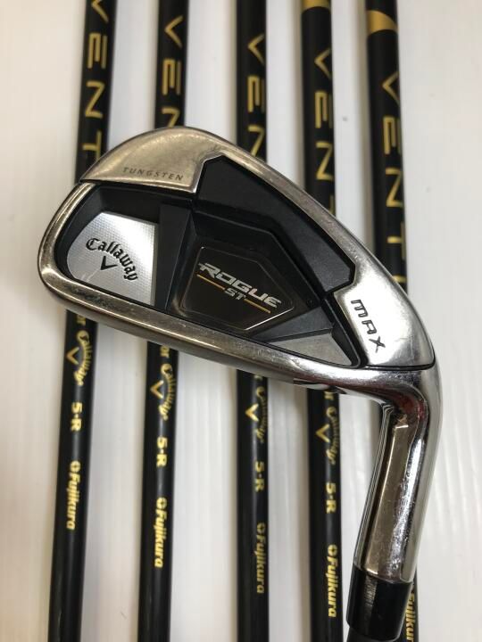 キャロウェイ ROGUE ST MAX OS VENTUS 5 for Callaway Rフレックス アイアンセット 中古【最短即日発送】