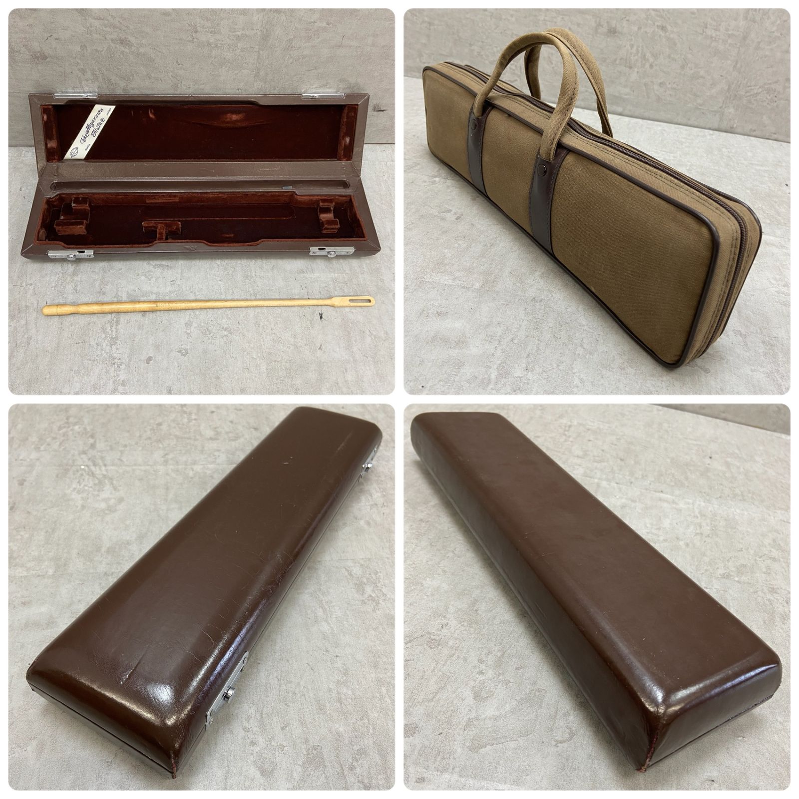 美品 ミヤザワ フルート MS-70S リッププレート銀製 シルバー 純正