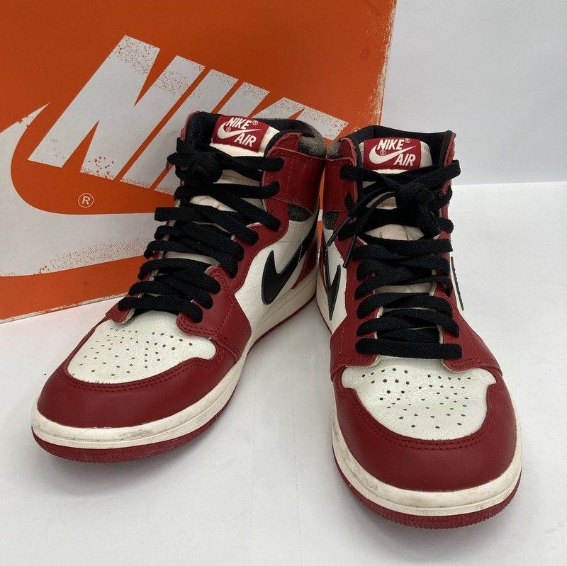 NIKE ナイキ Air Jordan 1 High OG Lost & Found Chicago DZ5485-612 スニーカー ハイカット シューズ ストリート 25.5cm メンズ レッド ホワイト ブラック 靴 ★SS78